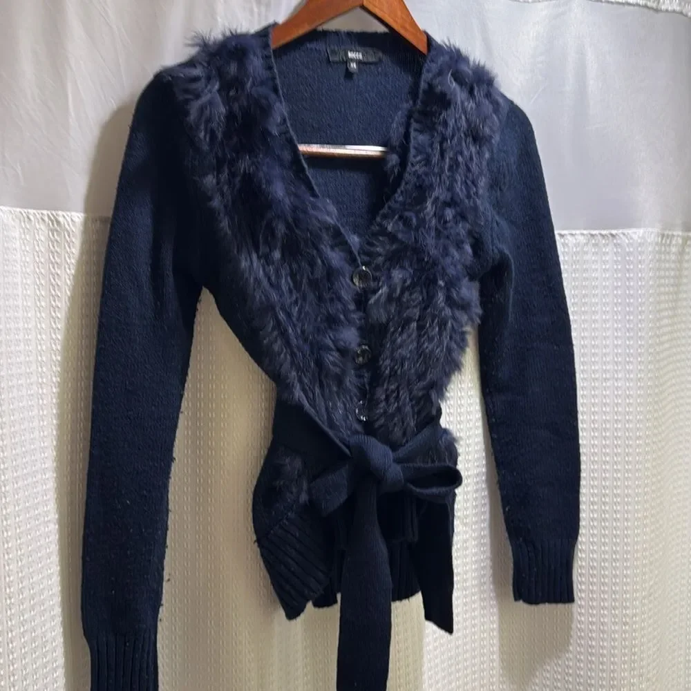Real Rabbit Fur And Wool Sweater !!! - Picture 3 of 5